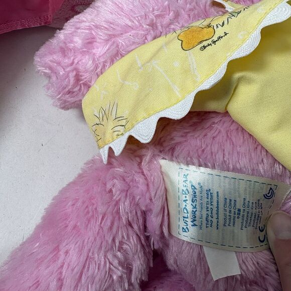 Build A Bear Pink 16" Plush Lot of 2 Bunny Rabbit Daisy & Disney Princess Bear C - Picture 4 of 16